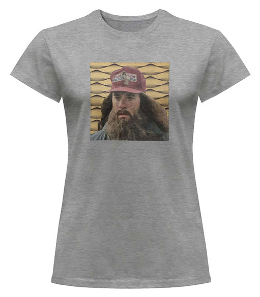 Bluzka damska z naszywką Forrest Gump beard