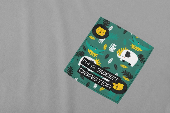 Koszulka z kieszonką SWEET DISASTER 