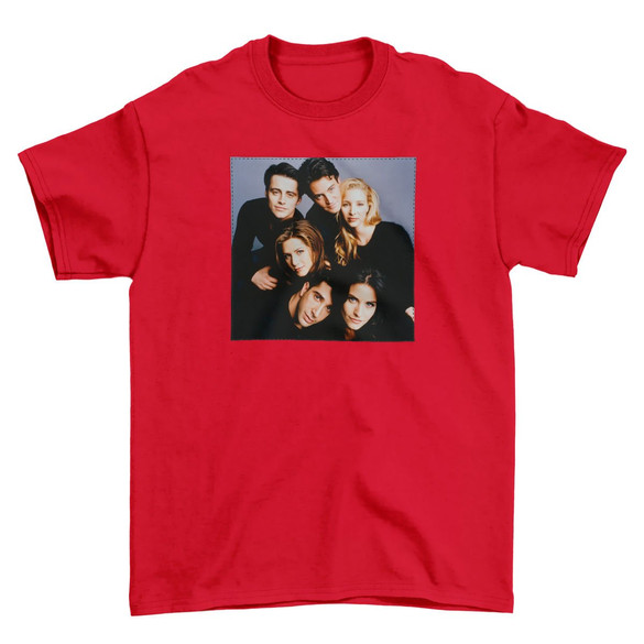 Koszulka z naszywką Friends squad