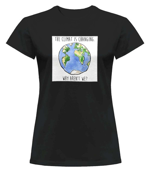 Bluzka damska z naszywką The Climat...