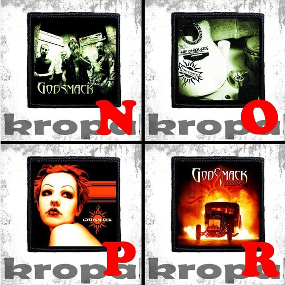 Naszywka GODSMACK 8 X 8 cm Dużo Wzorów!