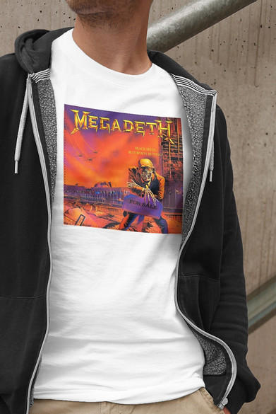 Koszulka z naszywką Megadeth Peace sells