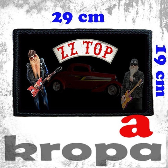 Naszywka duża na ubranie ZZ TOP