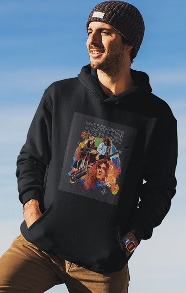 Bluza z naszywką LED ZEPPELIN 03