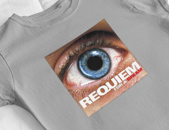 Bluzka damska z naszywką Requiem for a dream 01