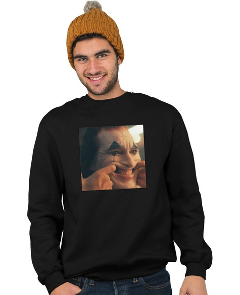 Bluza z naszywką Joker Happy face