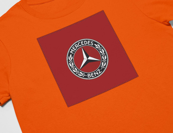 Koszulka z naszywką Mercedes BENZ