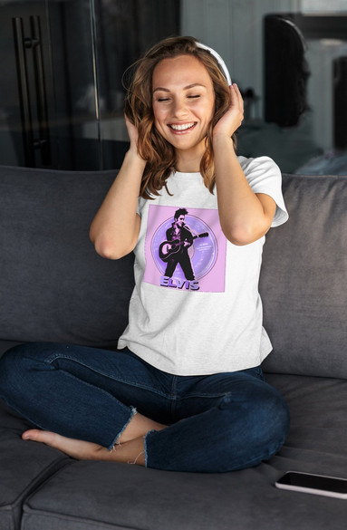 Bluzka damska z naszywką Elvis Presley 01