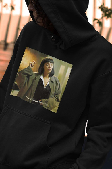 Bluza z naszywką Uma Thurman Song