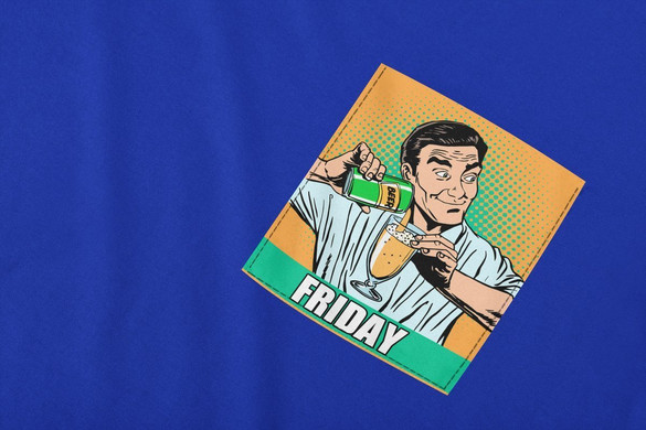 Koszulka z kieszonką FRIDAY