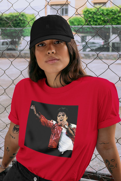 Koszulka z naszywką Michael Jackson 01