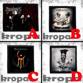 Naszywka MOONSPELL 8 X 8 cm Dużo Wzorów!