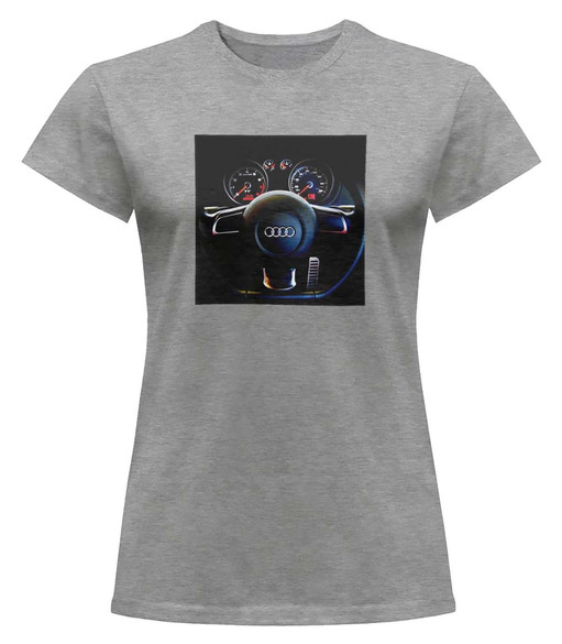 Bluzka damska z naszywką Audi 01