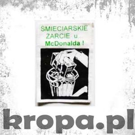 Naszywka ŚMIECIARSKIE ŻARCIE U.. MC DONALDA