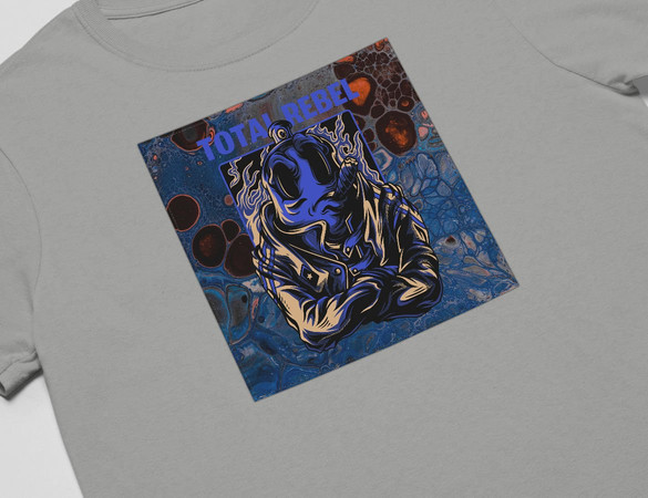 Koszulka z naszywką  TOTAL REBEL