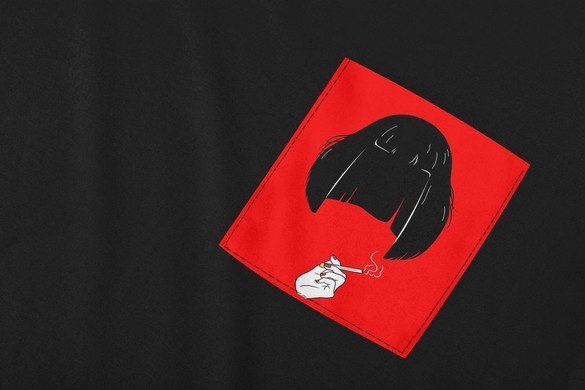 Koszulka z kieszonką PULP FICTION MIA 