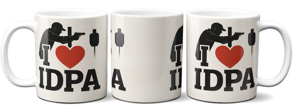 Kubek dla strzelca I LOVE IDPA