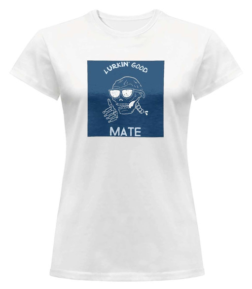 Bluzka damska z naszywką Lurkin' good mate