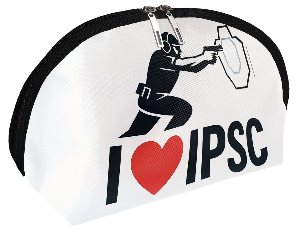 Kosmetyczka dla strzelca I LOVE IPSC