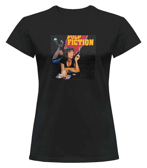 Bluzka damska z naszywką Pulp Fiction Poster