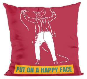 Poduszka Put on a happy face