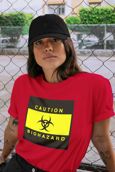 Koszulka z naszywką Biohazard  02