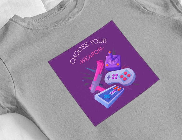 Bluzka damska z naszywką CHOOSE YOUR WEAPON