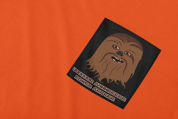 Koszulka z kieszonką Chewbacca 