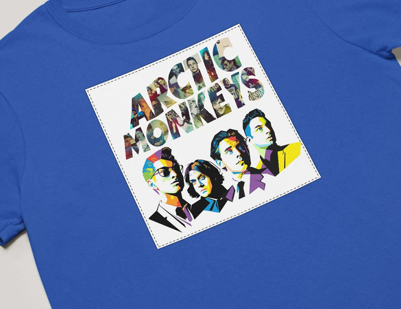 Koszulka z naszywką Arctic Monkeys 01