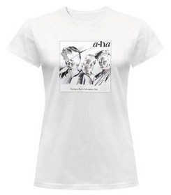 Bluzka damska z naszywką A-HA Living..