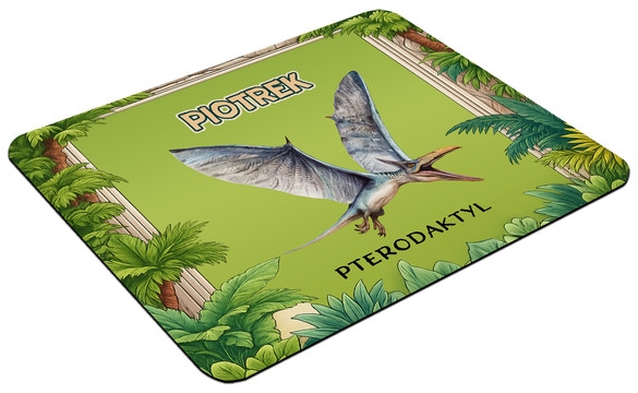 Podkładka Dinozaury Pterodaktyl – dodaj imię 60x40cm