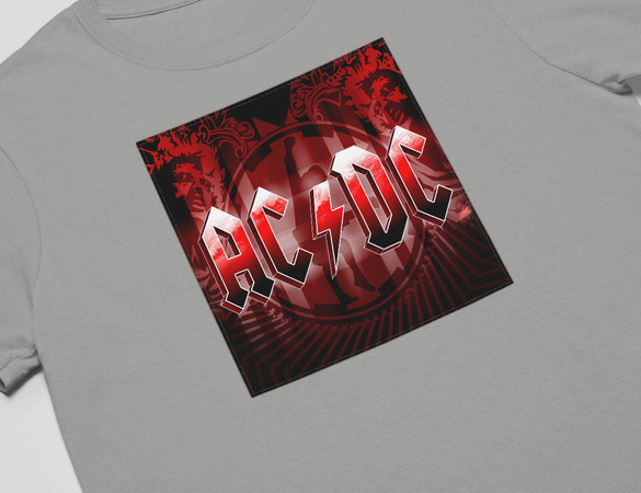 Koszulka z naszywką AC/DC Black Ice