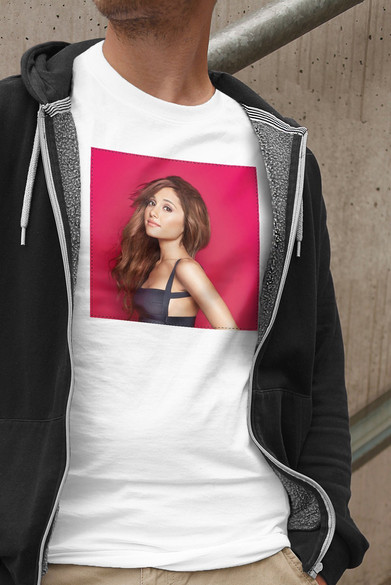 Koszulka z naszywką ARIANA GRANDE 05