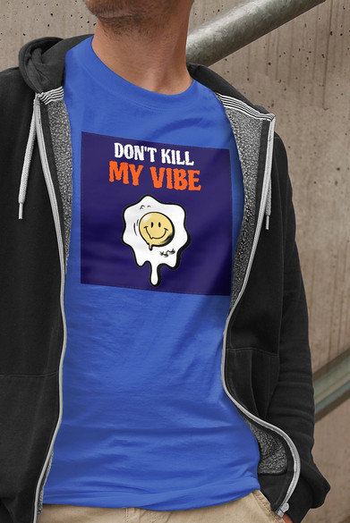 Koszulka z naszywką Don't Kill My Vibe