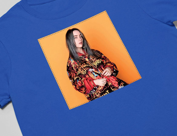 Koszulka z naszywką Billie Eilish 02