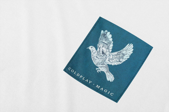 Koszulka z kieszonką Coldplay