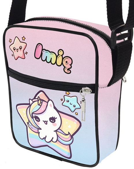 Listonoszka Jednorożec Kawaii w gwiazdce – personalizowana, prezent dla dziecka