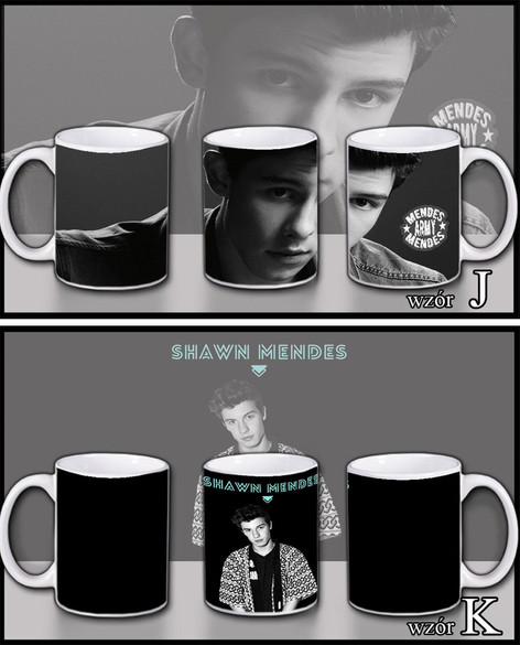 SHAWN MENDES Zestaw poduszka kubek WZORY+GRATIS