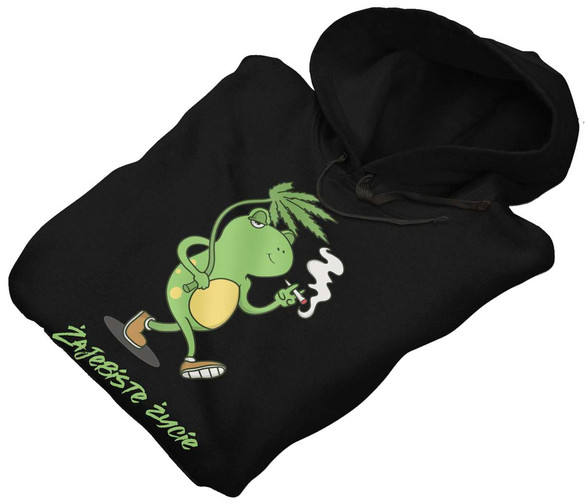 Bluza Żajebiste życie + Twój napis