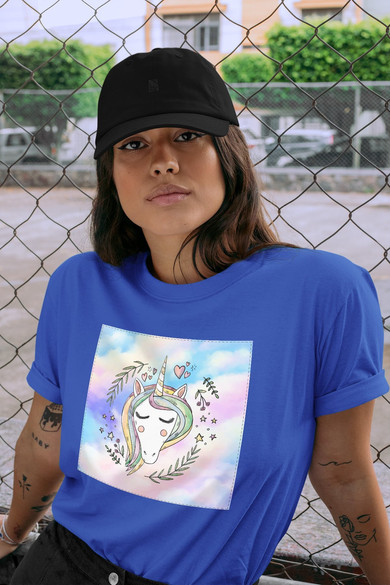Koszulka z naszywką Unicorne 01