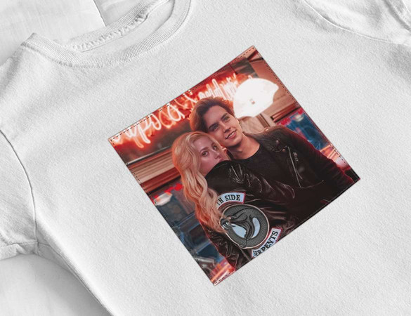 Bluzka damska z naszywką Riverdale Couple