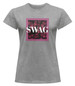 Bluzka damska z naszywką SWAG