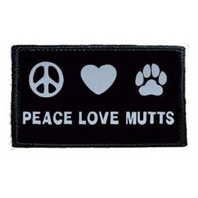 Naszywka PEACE LOVE MUTTS