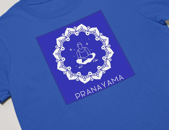 Koszulka z naszywką Pranayama