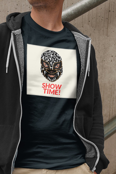 Koszulka z naszywką Show time