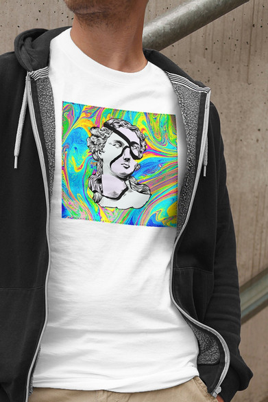 Koszulka z naszywką Psychodelic 05