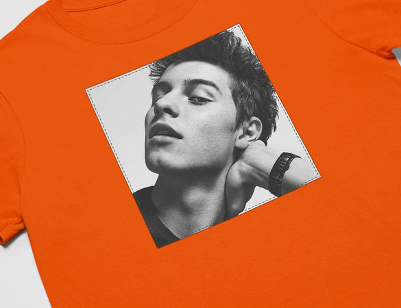 Koszulka z naszywką Shawn Mendes 01
