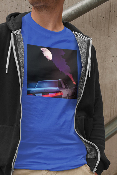 Koszulka z naszywką Mercedes at night