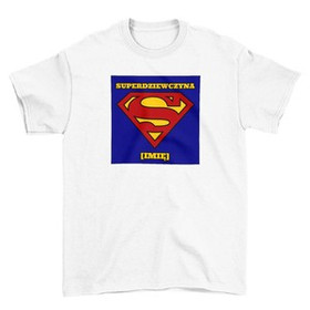 Koszulka z naszywką na Walentynki TWÓJ NAPIS