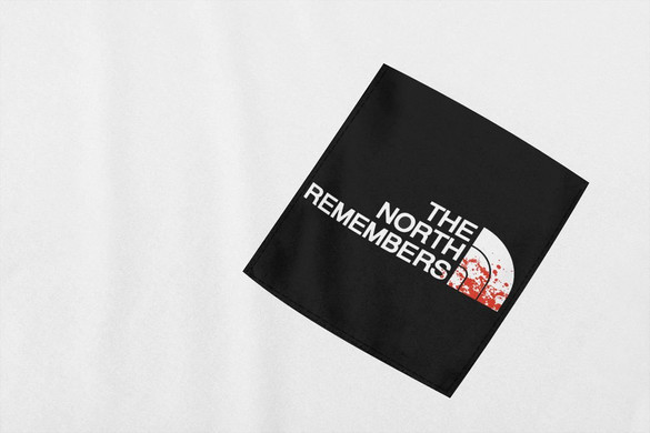Koszulka z kieszonką THE NORTH REMEMBERS